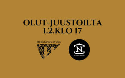 Olut-juustoilta 1.2. klo 17